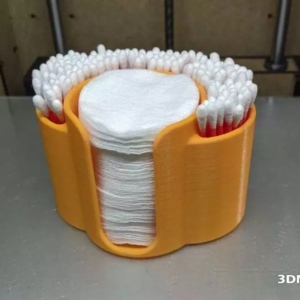 Earbud and cotton discs holder